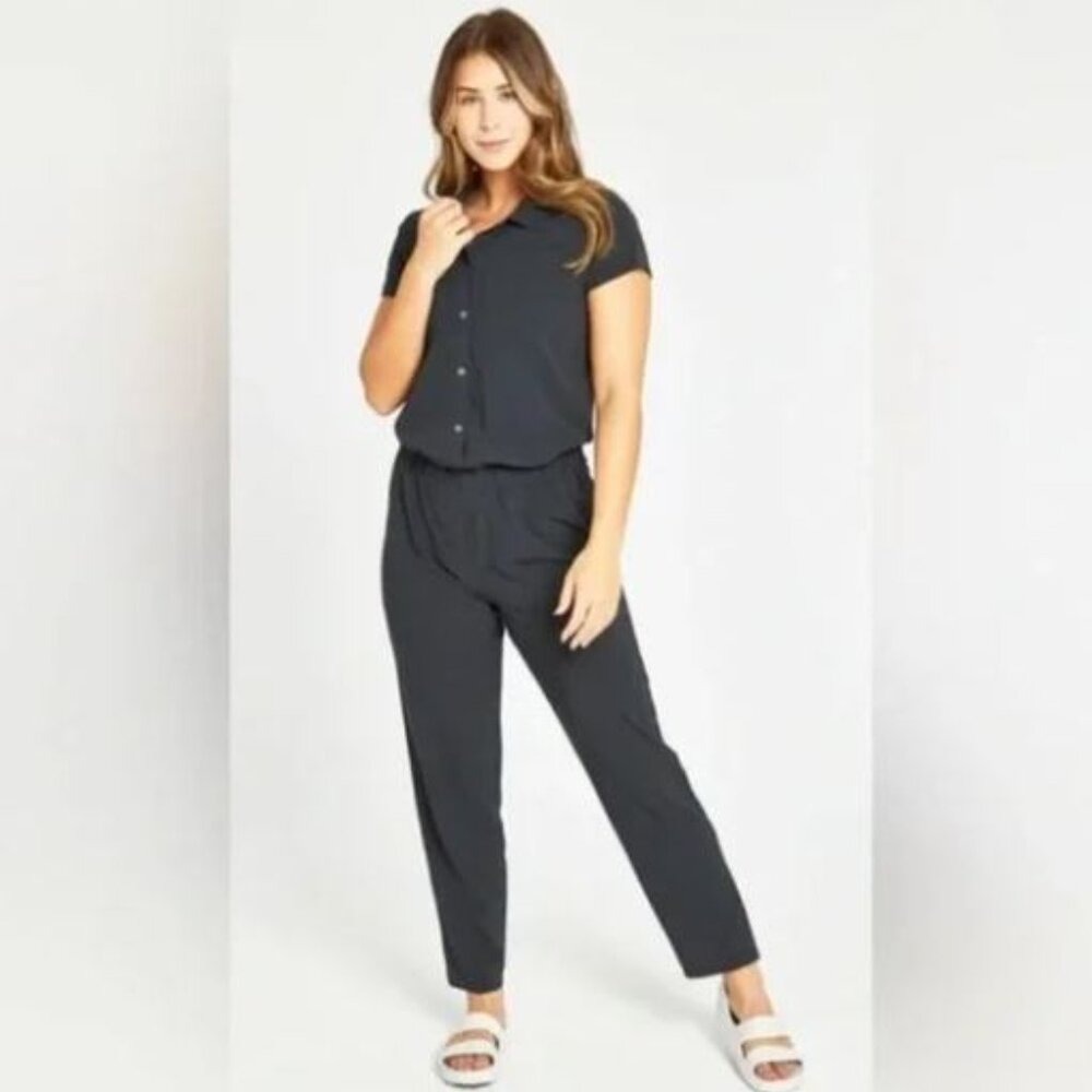 NWT OISELLE Black Benjamina Jumpsuit Size XS